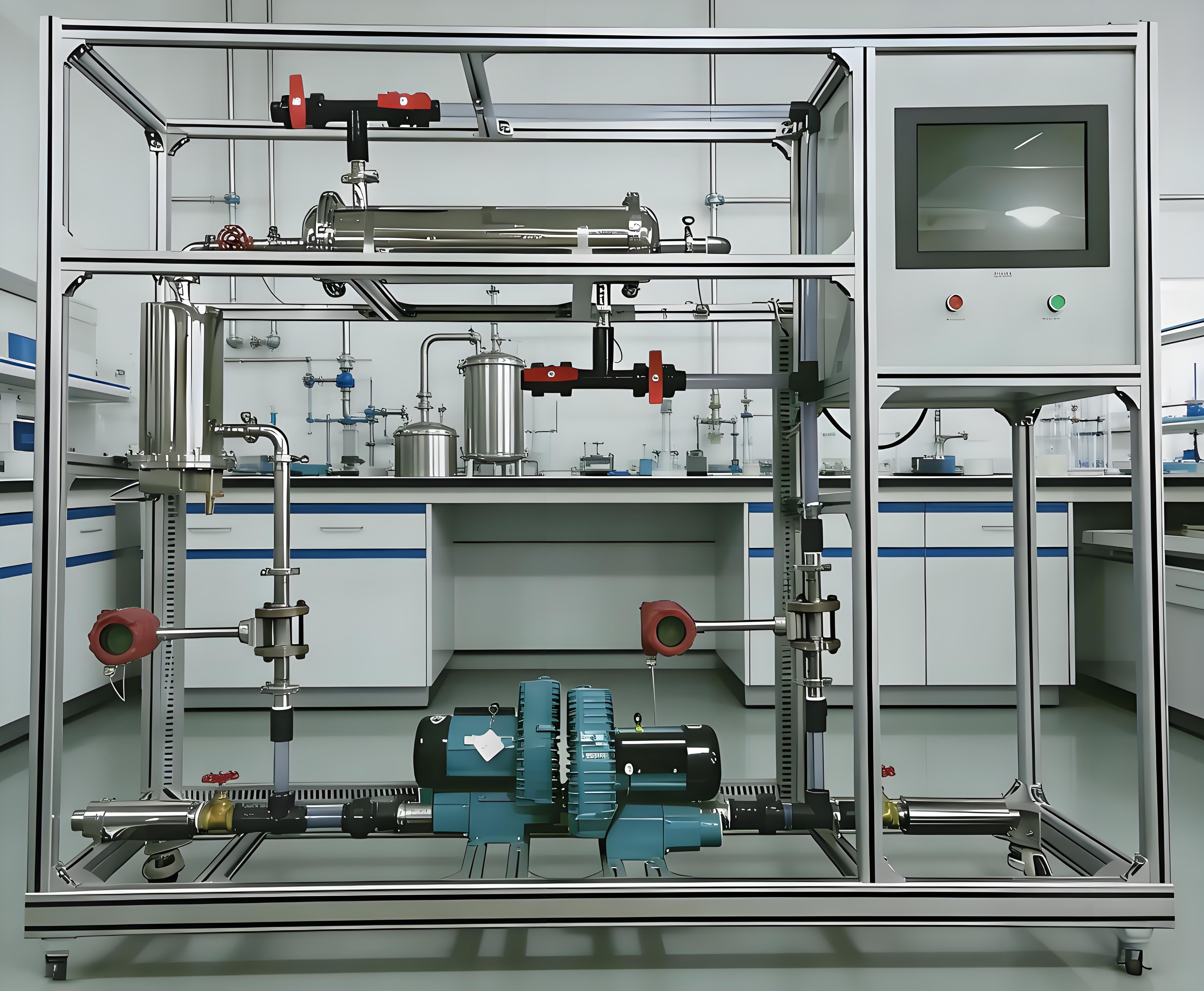 KH-HG117列管换热器气-气热交换实验装置 KH-HG117列管换热器气-气热交换实验装置